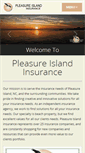 Mobile Screenshot of pleasureislandinsurance.com